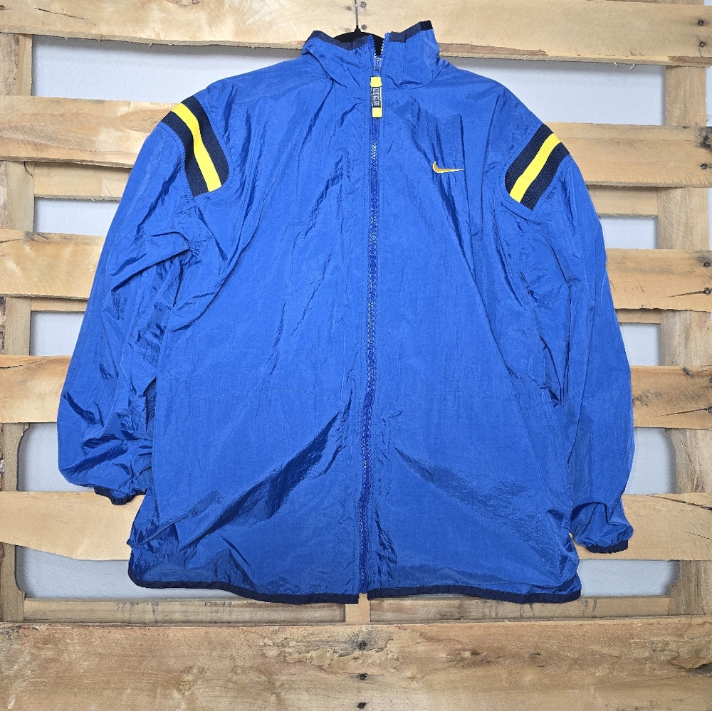 Nike Blue Windbreaker Jacket Size:XL
